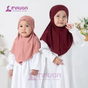 Bergo Malay anak Baby & Kids Bayi Jilbab Nyaman Muslim Kerudung Instan