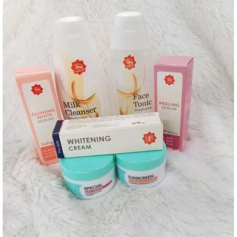 Viva Skincare Perawatan Kulit Putih Glowing Satu Set murah Bundling 7pcs Mencerahkan Wajah Kusam 1