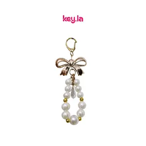 Key.la Gantungan Tas Wanita Lucu Bag Charm Mutiara Pesona Kecil Dengan Butiran Mutiara Cantik Dan Kilau Lembut Aksesoris Kekinian Elegan Dan Bikin Tampilan Lebih Menawan
