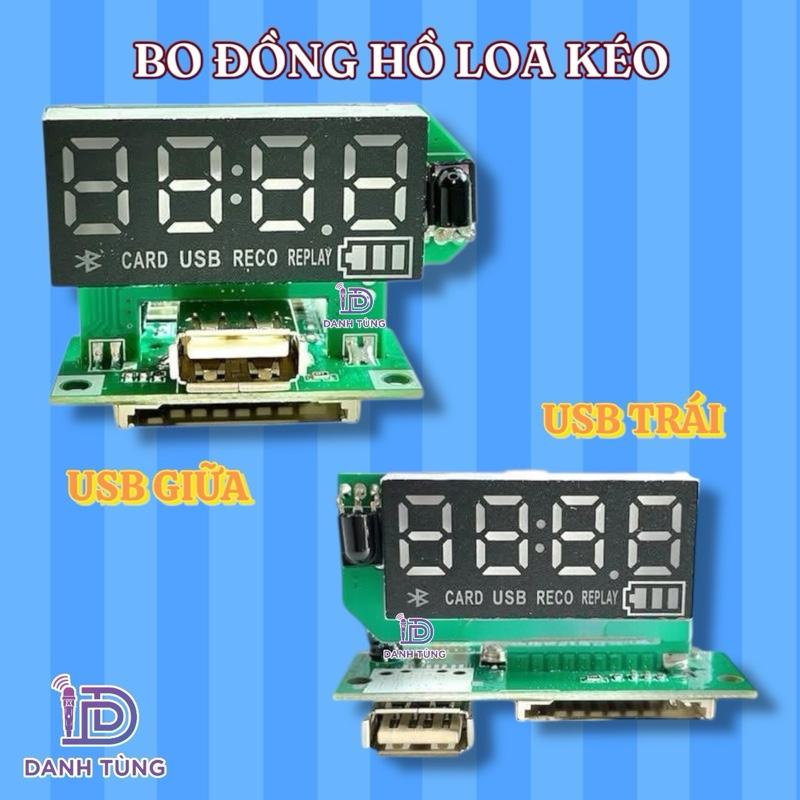 Bo Bluetooth Mặt Đồng Hồ Loa Kéo Hàng Nhập Mới 2 Loại Giữa Và Lệch Trái