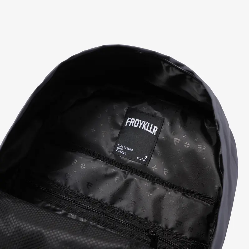 TAS PUNGGUNG ABU - ABU HITAM UNISEX FRIDAY KILLER | ONADO #2 BACKPACK DARK GREY 5