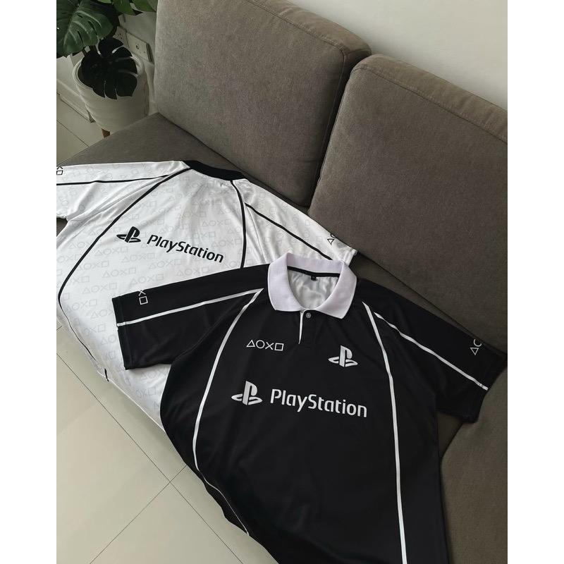 (POX)เสื้อคอปก เสื้อโปโล ผ้ากีฬา สตรีทแฟชั่น ผู้ชาย Clothing Man Shirt สุภาพบุรุษ