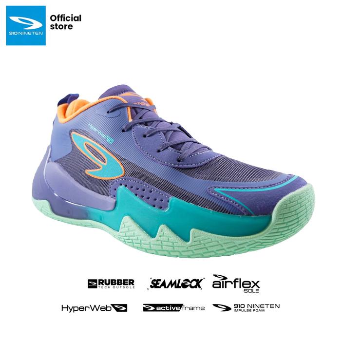 Gambar 910 NINETEN Nakami Flow sepatu basket - Ungu/Biru MD/Jingga Kaki Olahraga Kaki Olahraga - 41 dari 910 NINETEN SHOES Kab. Tangerang Tokopedia