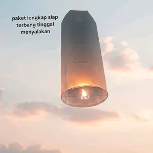 lampion balon terbang fullset siap terbang  hiasan rumah