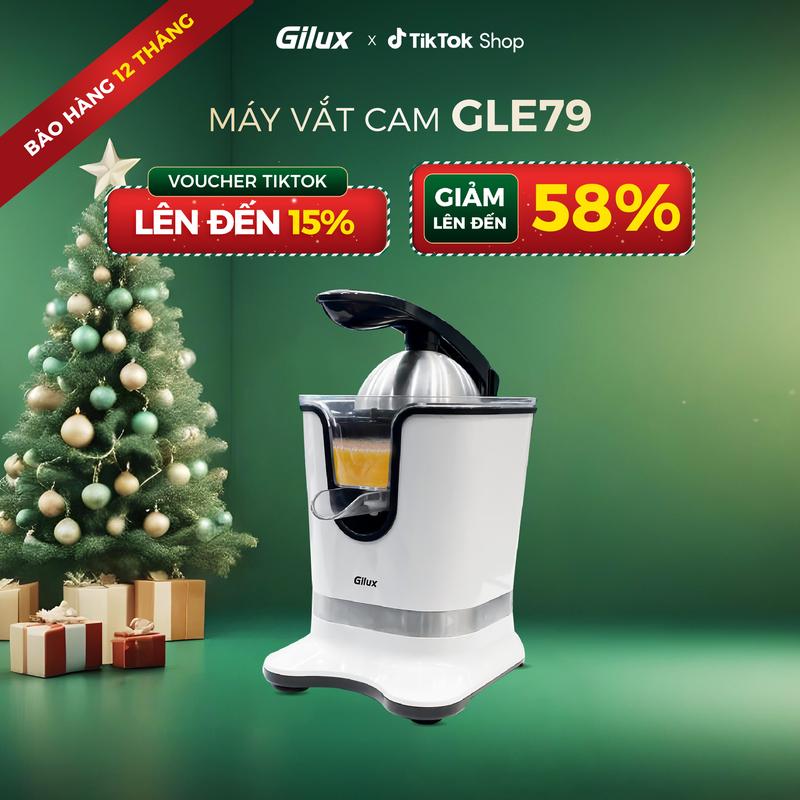  Máy Vắt Cam Gilux GLE79 - Ép hoa quả Tiện Lợi - Hàng Chính Hãng Bảo hành 12 tháng 
