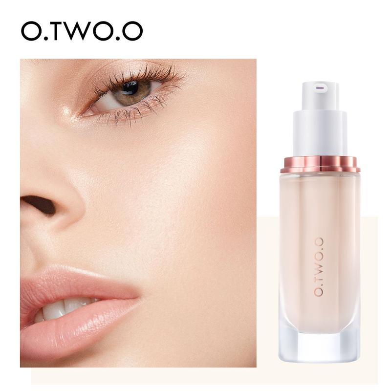 O.TWO.O Kem Nền Dạng Lỏng Cho Mặt, Mờ, Nhẹ, Trang Điểm, Che Phủ Toàn Bộ, Che Khuyết Điểm, Mỹ Phẩm