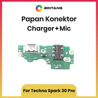 Gambar BINTANG BOARD KONEKTOR CHARGER / PARTS PAPAN CHAS + MIC For TECNO SPARK 30 PRO dari Bintang Official Store Kota Tangerang 1 Tokopedia