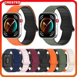 Magnetic Sport Silicone Rubber Band Strap for Huawei Watch Fit 3/4/4 Pro Strap Belt Tali Jam Tangan Smartwatch for Huawei Fit 3/4/4 Pro Accessories