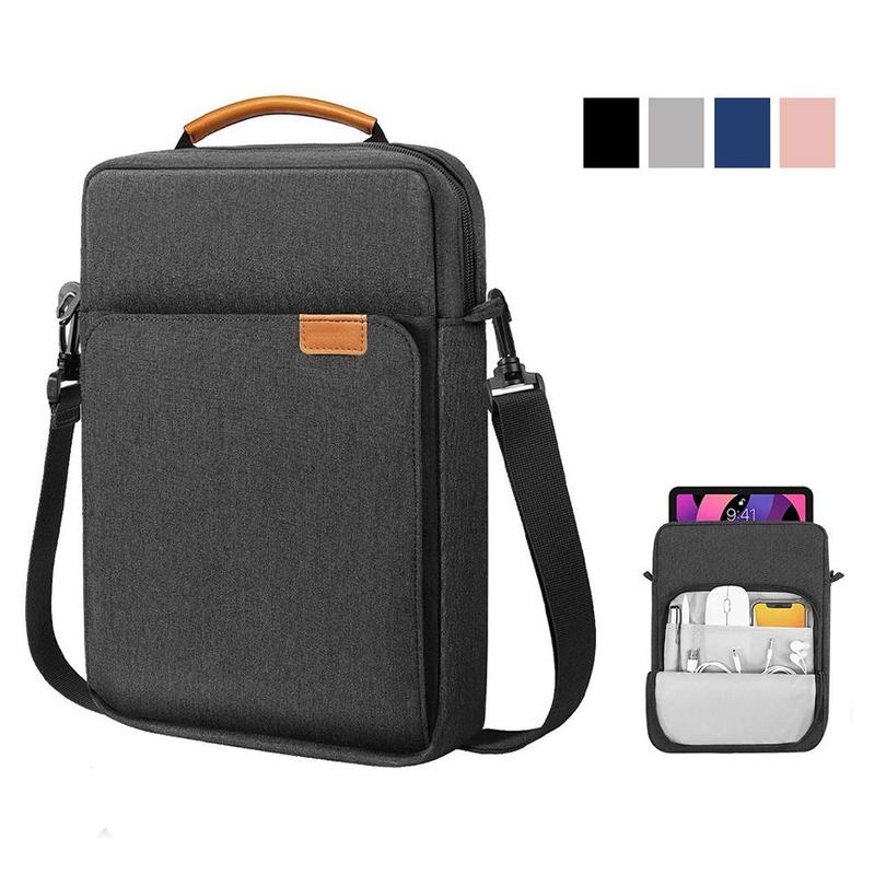 Product Introduction of Bao da máy tính xách tay đeo chéo doanh nhân, cho iPad và Galaxy Tab, có thể chứa 9-11 / 13,3 inch, túi đeo vai, túi Túi Xách lưu trữ 24