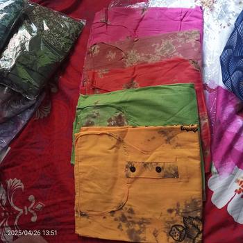 Product Review of PAKET USAHA DASTER BARONG BALI 5pcs 90rb Wanita Kancing Motif Nyaman Pendek from N**h 2