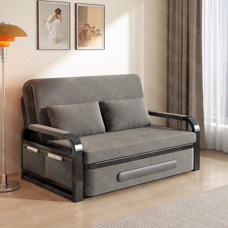 Sofa giường thông minh gấp gọn thành ghế có ngăn chứa đồ Giường sofa gâp gọn [Tặng kèm 2 gối và đệm]