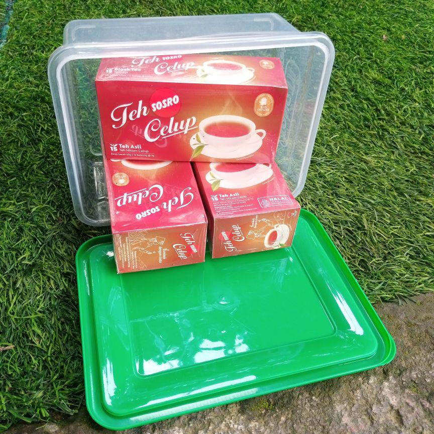 DANDANG Teh Celup Asli 2 Pak @ 25 Kantong GRATIS Canester Rasa Khas Nikmat & Praktis untuk Relaksasi Tubuh Cocok untuk Anda yang Sibuk Herbal Gula