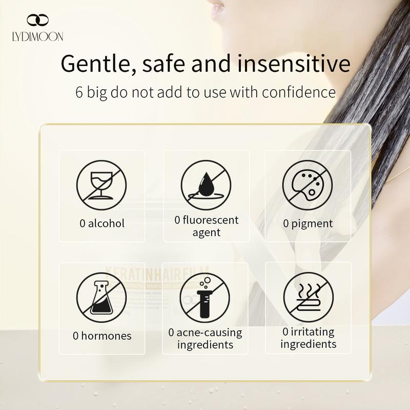 Product Introduction of Keratin Hair Mask Hair Care Smooth Moisturizing Dry Repair 500g*1 Bottle  Haircare 7