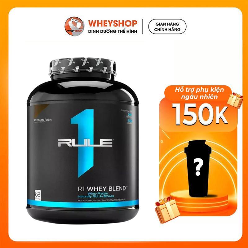 (TẶNG BÌNH) Sữa bột hỗ trợ phát triển cơ bắp Rule 1 Whey Blend 5Lbs (2.27kg) - WHEYSHOP VN