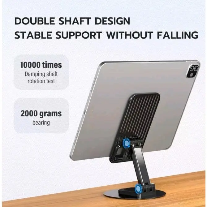 [BS] Stand Holder HP Tablet Putar 360 Rotation / Rotatble Phone Holder Universal Ipad Metal Besi ABS 0108 2