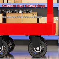 Gambar Troli Tank Roda 6 | Troli Lipat Rantai Tank 300KG | Angkut Furniture, Kargo, Barang Berat | Multifungsi & Kuat - Merah-150KG dari nanwei.id Kab. Tangerang 5 Tokopedia