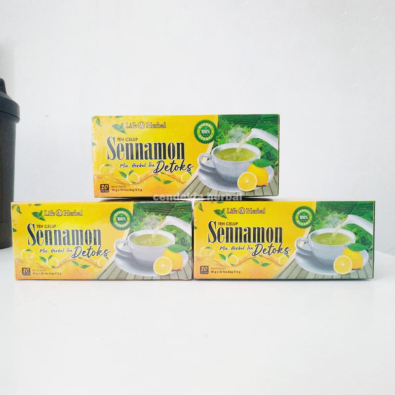 Teh Daun Senna Dan Lemon teh Herbal Kesehatan Organik 0