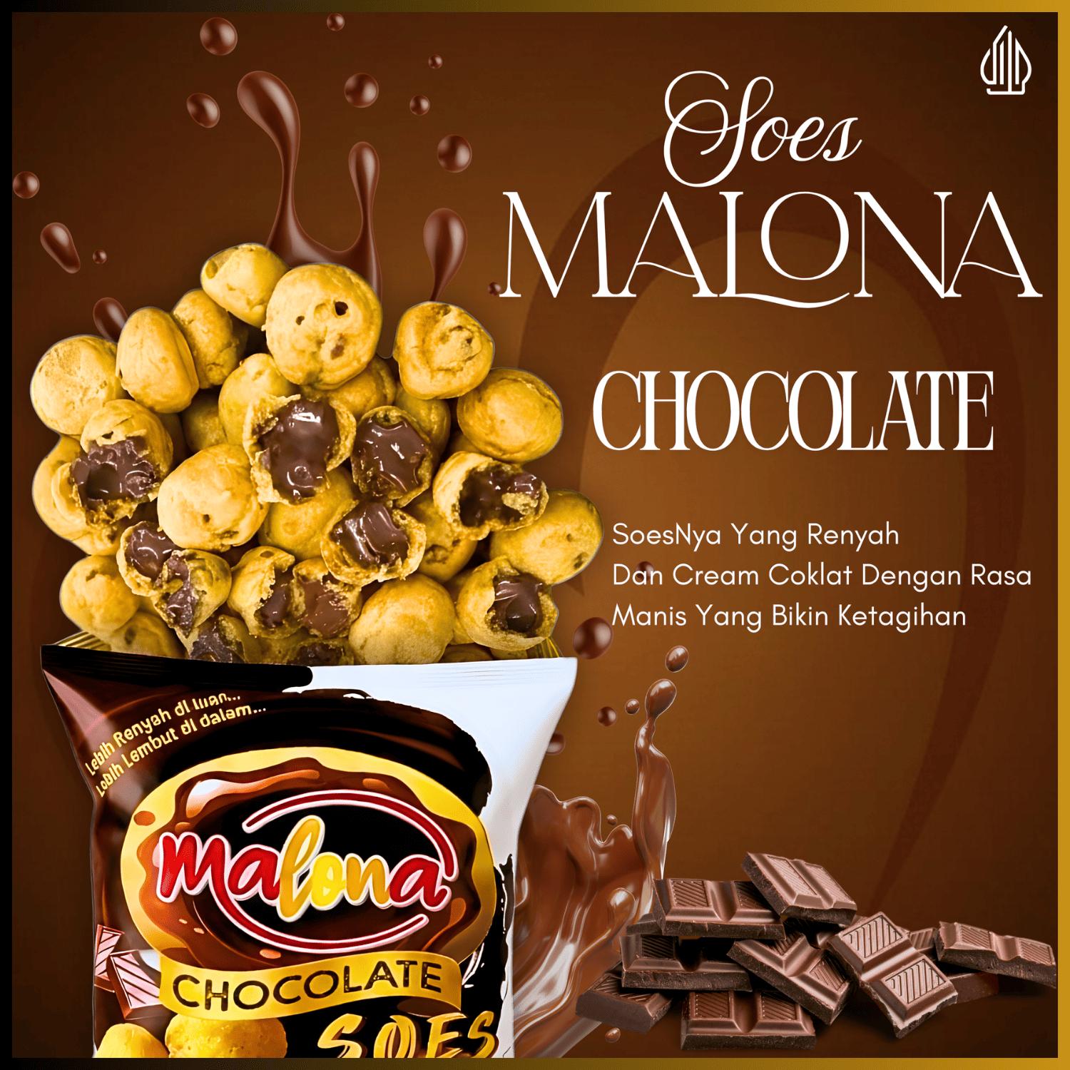 MALONA COD Halal Soes Coklat Cokelat/strawberry Mix Rasa 1kg Kue Sus Kering Isi Soes Coklat Lumer Cemilan Keluarga Cocok Dewasa Anak Manis Chocolate Food Makanan Snack