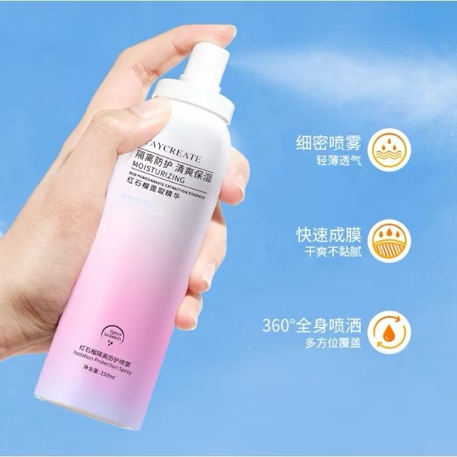 Xịt Chống Nắng Toàn Thân Nâng Tone Da bảo vệ làn da dưới ánh nắng mặt trời 150ml 3
