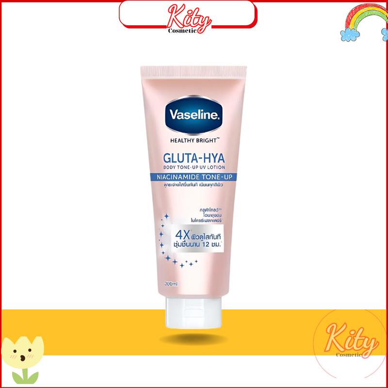 Serum dưỡng thể nâng tông tức thì gấp 4 lần Vaseline 4X Body Tone Up (300ML/tuýp)