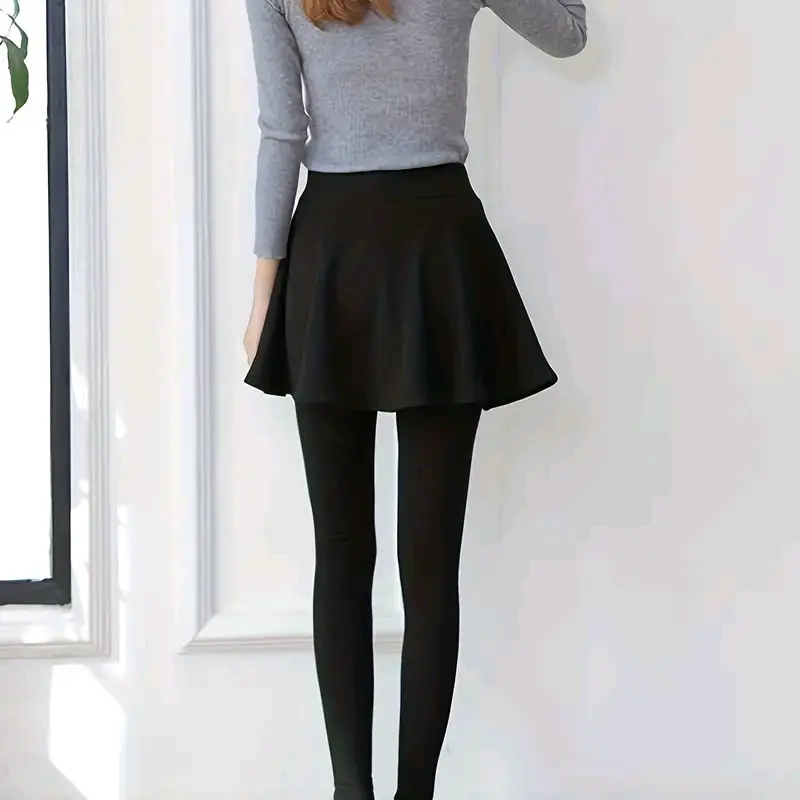 Legging Rok Olahraga Wanita Skirt Sport Jogging Renang Sepeda Lari Zumba Senam Olahraga Senam Gym Muslimah Rok Celana Sport  Yoga Outdoor 5