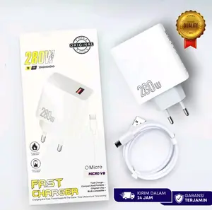 Charger Fast Charging 280W For Android USB Micro Type C Set Adaptor Kabel Quick Charge HN