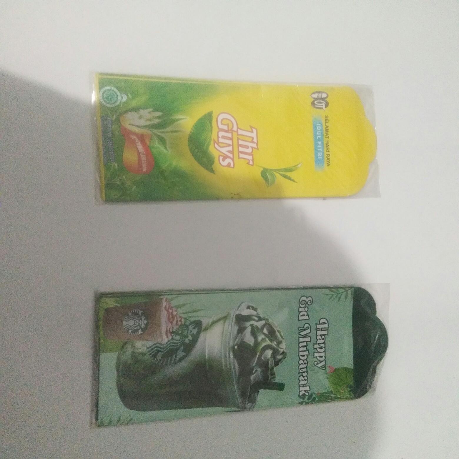 Amplop paper Lebaran Idul Fitri Motif Lucu Kartun Karakter / motif snack besar   (1 pack ) isi 10 dan 50  - motif snack besar ( COD )