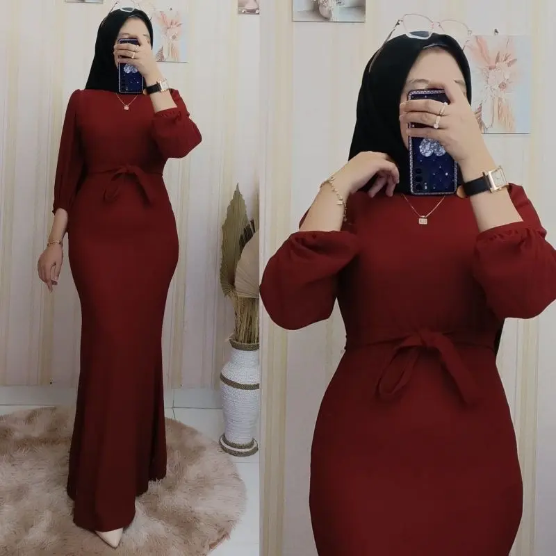 Lavina dress gamis duyung viral cringkle airflow