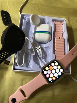 Product Review of [BELI 1 DAPAT 4] JAM SMARTWATCH I8ULLTTRA 2 TALI -TWS- JAM TANGAN FASHION - PELACAK KALORI - PELACAK DENYUT JANTUNG from Y**i 0