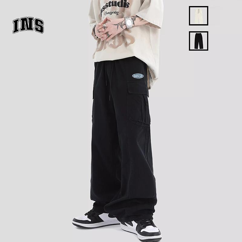 Product Introduction of Celana cargo panjang pria celana panjang cargo pria celana joger pria jumbo baju cowok keren celana pinggang karet celana kantong Loose pants Celana olahraga hitam oversize Kerja Straight Jogger Fit 13
