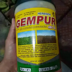 Herbisida Gempur 480 SL Racun Rumput Sistemik dengan Glifosat 480 g/L Kemasan 1 Liter