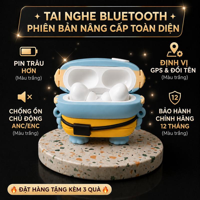 [ Pro Gen10 Siêu Sale ] Tai Nghe Bluetooth Pro Gen10 Nâng Cấp Hỗ Trợ Mọi Dòng Máy Bảo Hành 12 Tháng, Chống Ồn Chủ Động tai nghe Nhét Tai mã 18