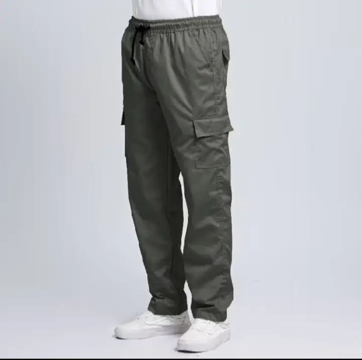 Longpants Celana Panjang Cargo Celana Panjang  Chino Pria Dewasa cargo panjang Casual Karet 2