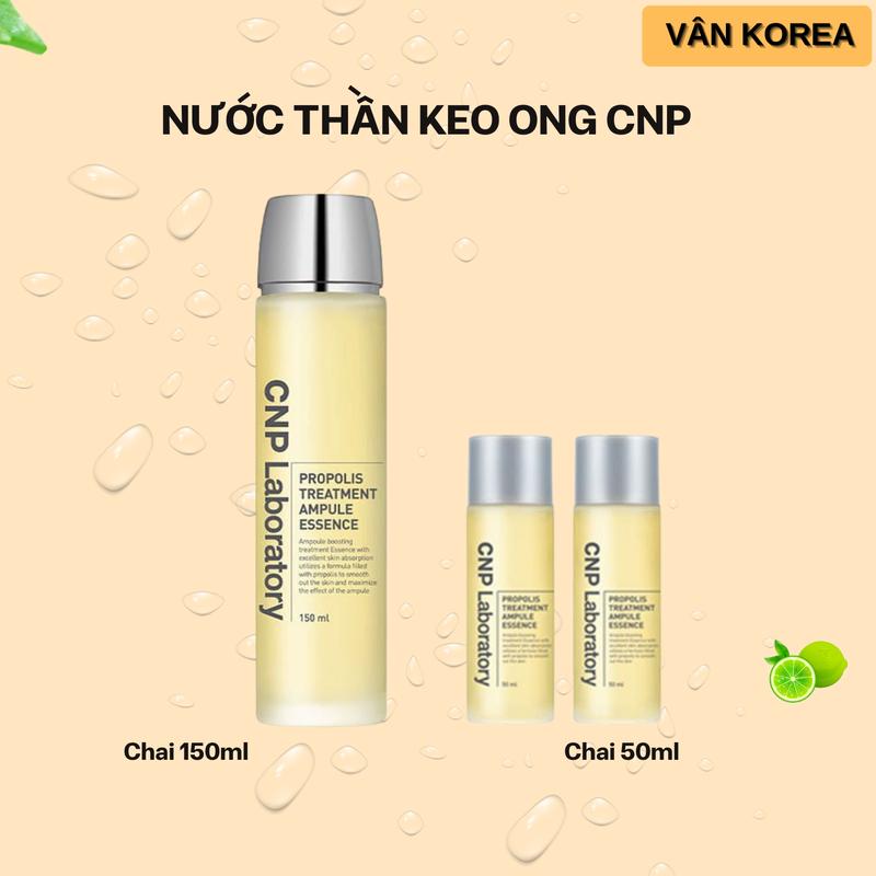 T280. Nước Thần Keo Ong Chống Lão Hóa CNP Laboratory (chai 50ml) Skincare Làm Đẹp Da, Chăm Sóc Da tinh chat Serum Women Nữ