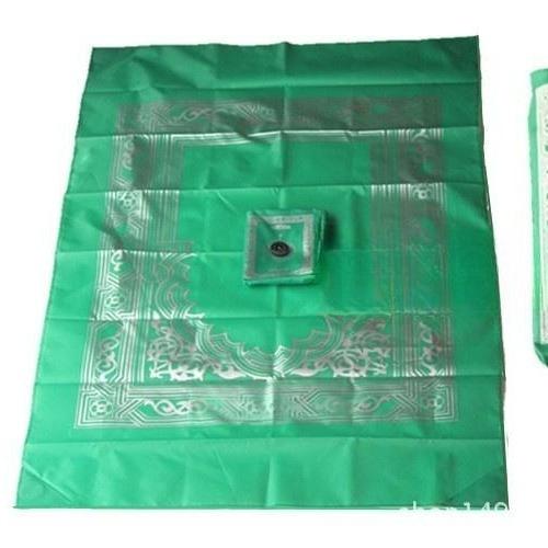 Portable Prayer Mat Prayer Cushion Compass Blanket Travel Blanket Waterproof Moisture-proof Easy to Carry 4