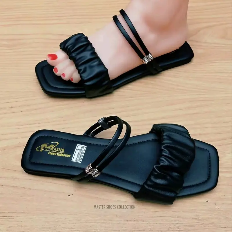 sandal tplek wnita mdel manik solp tali bhan sntetiss 2