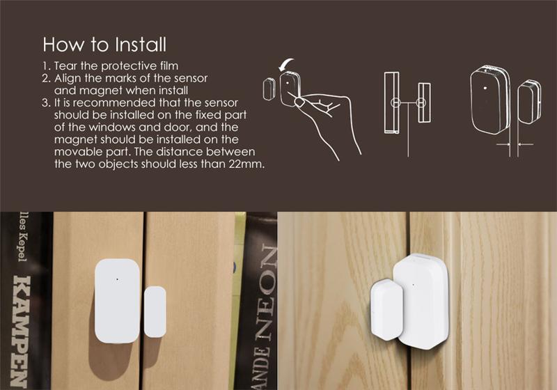 Product Introduction of Global version Aqara Door Window Sensor Zigbee Wireless Connection Gateway required Smart Home For Xiaomi mijia APP For Homekit 40