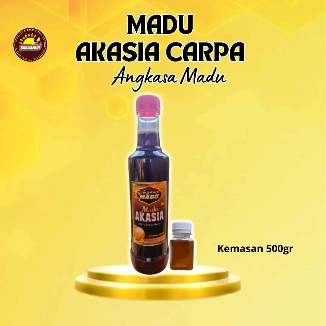ANGKASA MADU AKASIA CARPA 500 gr Honey Organik Bahan