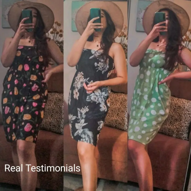 RSD - Dress Kemben Pendek Baju Casual 7
