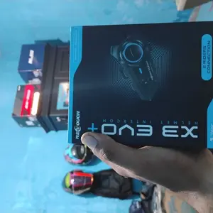 RETOUCH X3 EVO+ Intercom Bluetooth Helmet | Call | Music Sharing + Intercom | Waterproof IP56 | Tahan Air