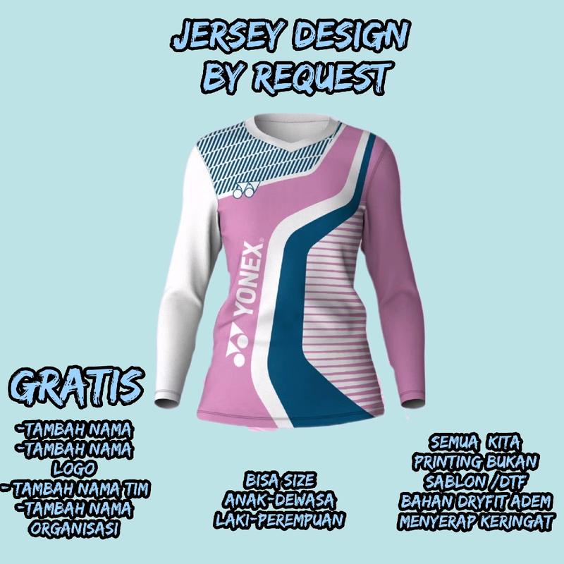 JERSEY WANITA, JERSEY PEREMPUAN, JERSEY BADMINTON, JERSEY VOLI, JERSEY COSTUME 2