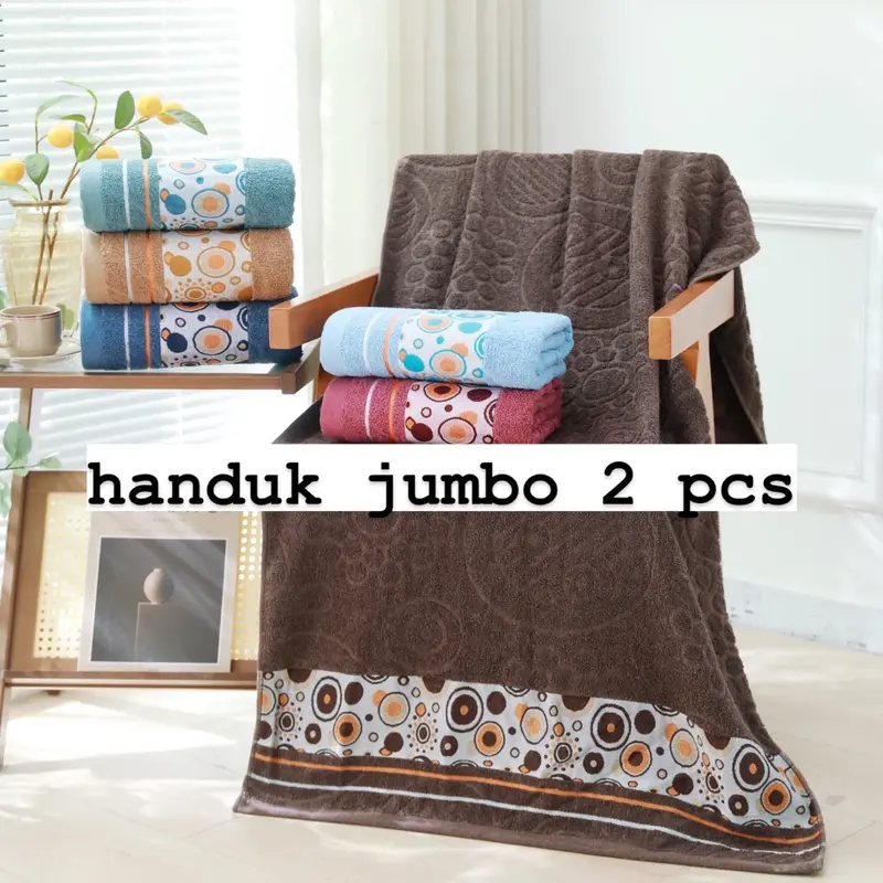 2 PCS HANDUK SARANG LEBAH JUMBO 80x160 new arrival Bathroom Handuk 1