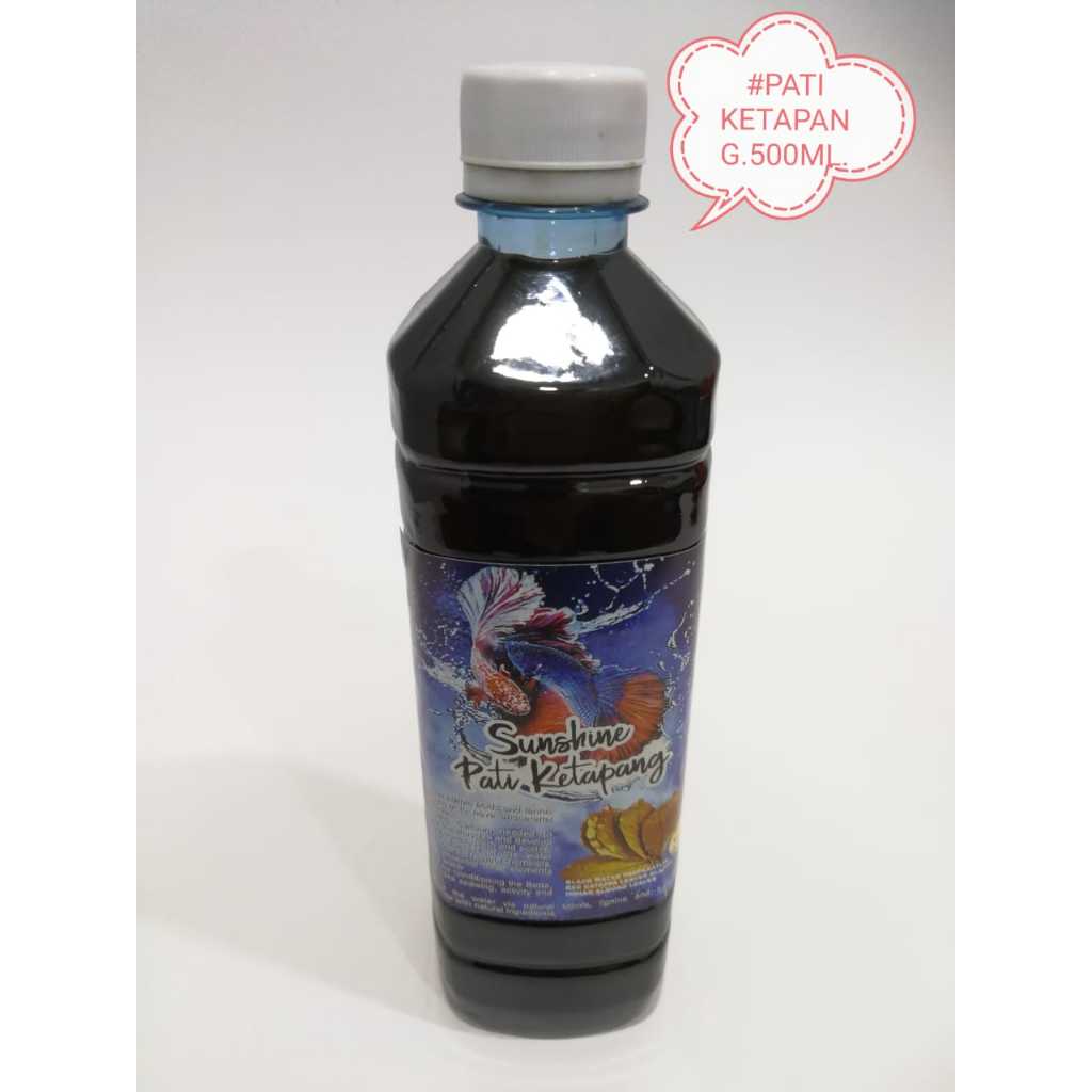 Pati Daun Ketapang 500ml Aquarium Fish Tropical Almond Leaf Solution Akuarium Ikan Catappa Country Indian Malabar Sea Beach Terminalia Betta Fighting Discus Gourami Killifish Tetra Cichlid Kerdil Cory