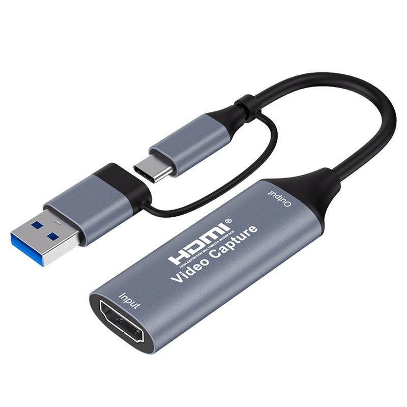 Thẻ ghi hình video HDMI 4K, bộ chuyển đổi ghi hình âm thanh và video với hai…