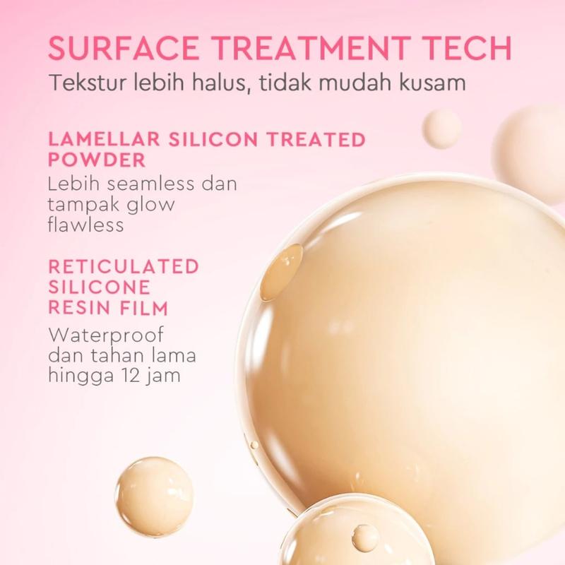 Product Introduction of Glad2Glow Cushion Perfect Cover G2Glow 11g | Foundation Ringan di Wajah Waterproof dan Transferproof 1