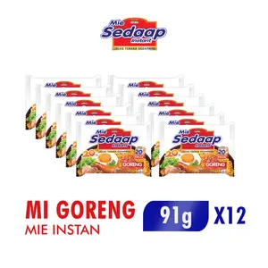 Sedaap Mie Instan Goreng Bag 91g x12