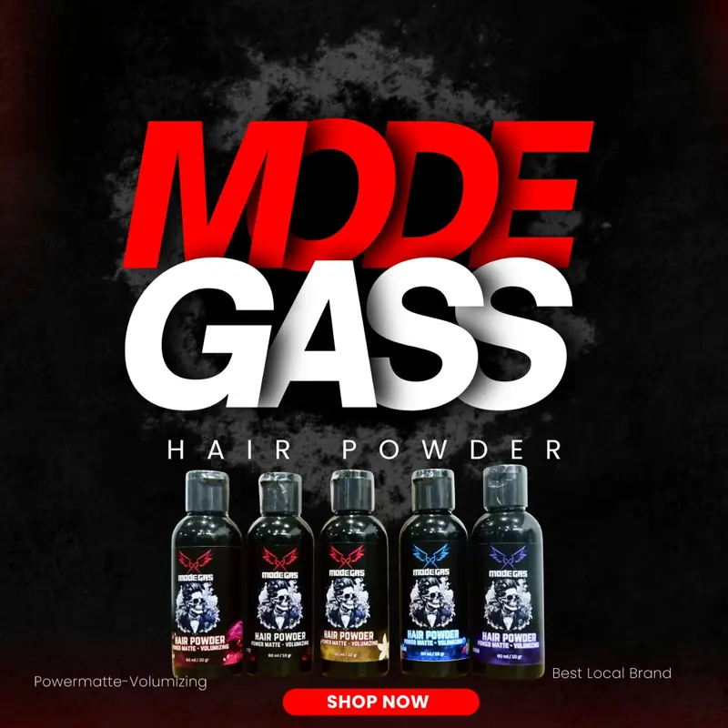 MG NEW HAIR POWDER MODE GAS GAYA RAMBUT DINAMIS KEMASAN 60ML PRIA DAN WANITA EKSTRAK LEBIH WANGI  Pomade Sisir obat  penumbuh  kumis styling  pomade 5