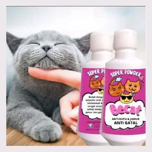 Bedak Kucing kitten Anti Kutu Jamur Scabies Grooming Kucing Bedak Kutu Kucing VICPETSTORE