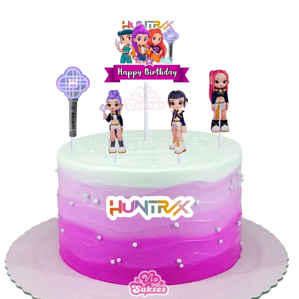 DEMON Huntrex, Topper cake, Hiasan kue ulang tahun