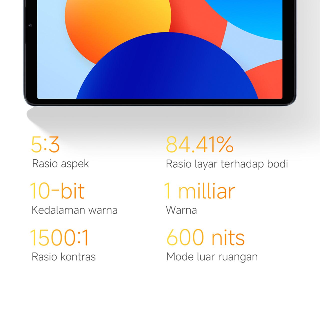 Xiaomi Redmi Pad SE 8.7 (4/128GB) | Layar 8.7" Perlindungan Mata | Refresh Rate 90Hz | Baterai 6650mAh | Prosesor Octa-Core [Official Store]